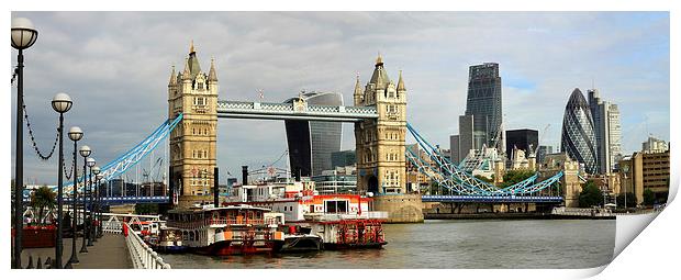 Tower Bridge City of  London   Print by David French