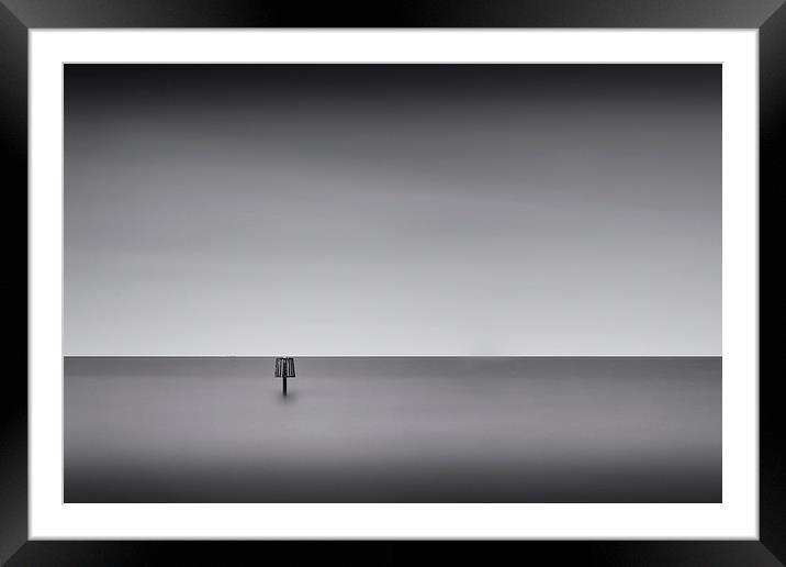  Whitstable Minimalism  Framed Mounted Print by Ian Hufton