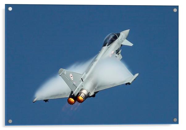  RAF Eurofighter Typhoon Acrylic by Philip Catleugh