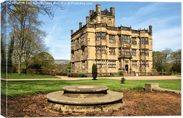   Gawthorpe Hall  Canvas Print by Gary Kenyon