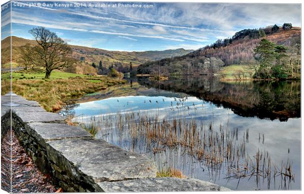  Rydalwater Reflections Canvas Print by Gary Kenyon