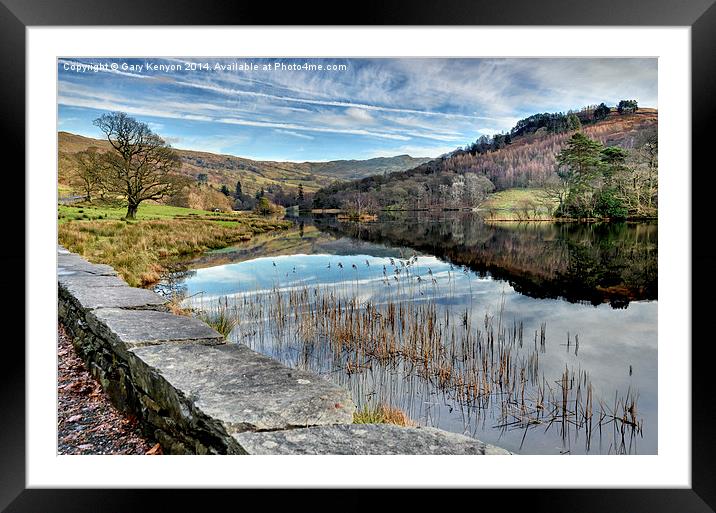  Rydalwater Reflections Framed Mounted Print by Gary Kenyon
