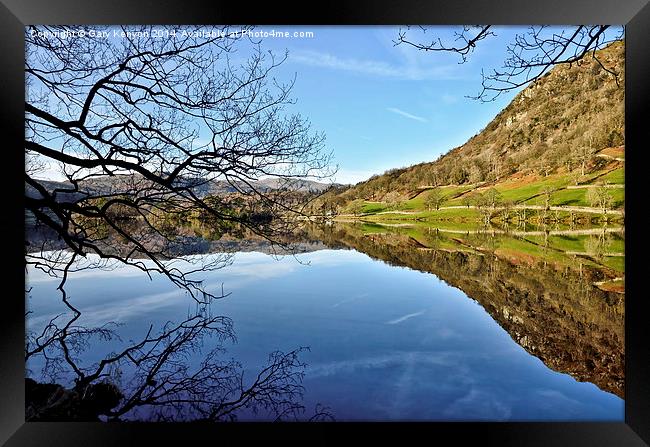  Rydalwater Refelections Framed Print by Gary Kenyon