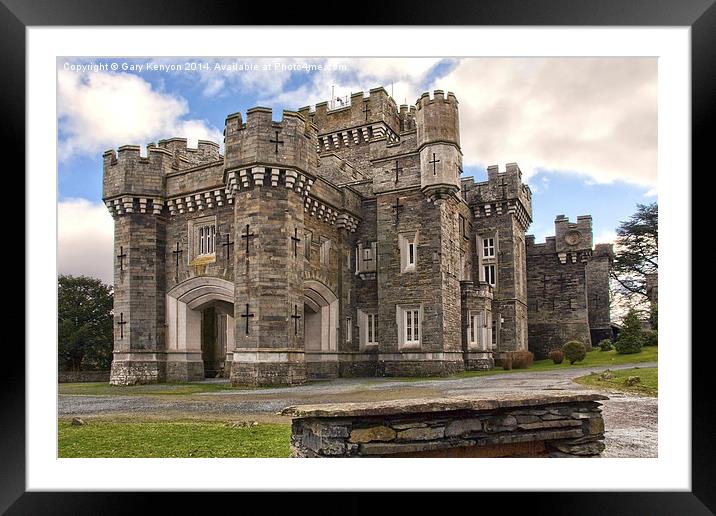  Wray Castle Framed Mounted Print by Gary Kenyon