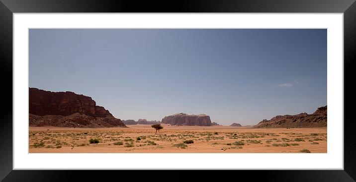  Wadi Rum Jordan Framed Mounted Print by Richie Miles