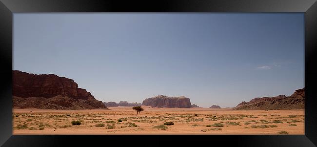  Wadi Rum Jordan Framed Print by Richie Miles