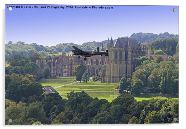  Lancaster and Lancing College Chapel  Acrylic by Colin Williams Photography