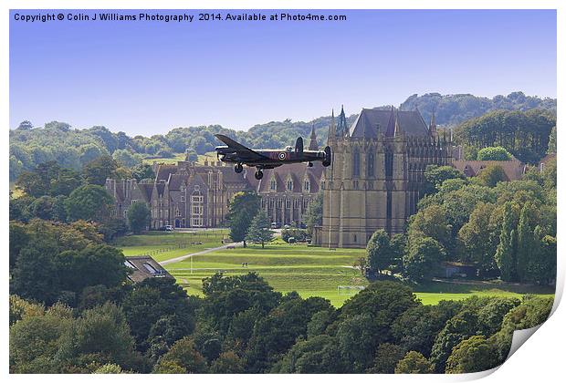  Lancaster and Lancing College Chapel  Print by Colin Williams Photography