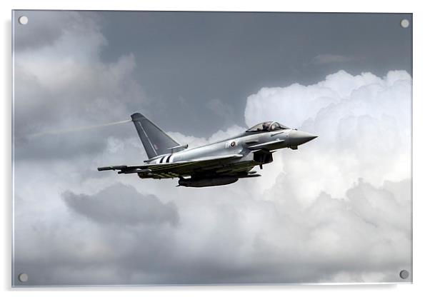 RAF Typhoon  Acrylic by J Biggadike