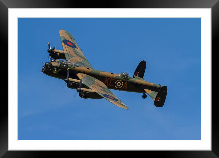  Lancaster Bomber Thumper Mk3 Framed Mounted Print by Oxon Images
