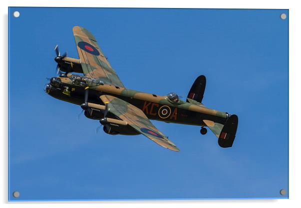  Lancaster Bomber Thumper Mk3 Acrylic by Oxon Images