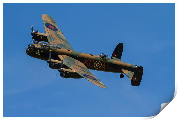  Lancaster Bomber Thumper Mk3 Print by Oxon Images