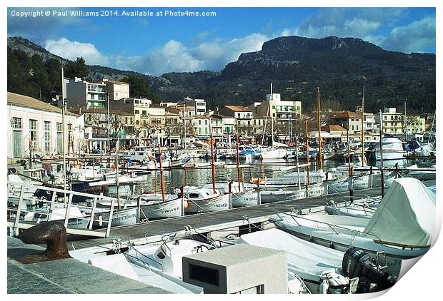 Puerto de Sóller  Print by Paul Williams