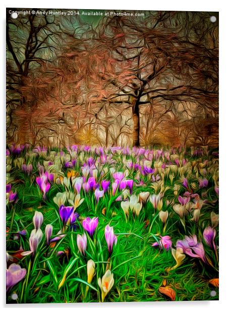  Early Spring Acrylic by Andy Huntley