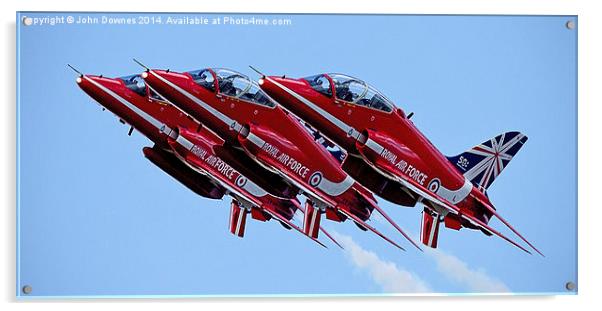  The Red Arrows Acrylic by John Downes