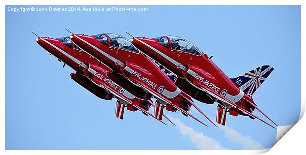  The Red Arrows Print by John Downes