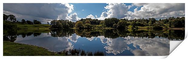  Loughrigg Tarn Print by Roger Green