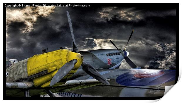  Fighter planes Print by Thanet Photos