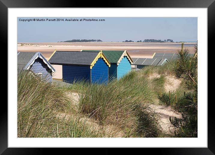 Wells-next-the-Sea at Low Tide  Framed Mounted Print by Martin Parratt