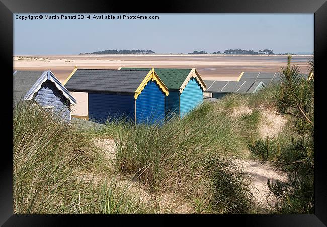 Wells-next-the-Sea at Low Tide  Framed Print by Martin Parratt