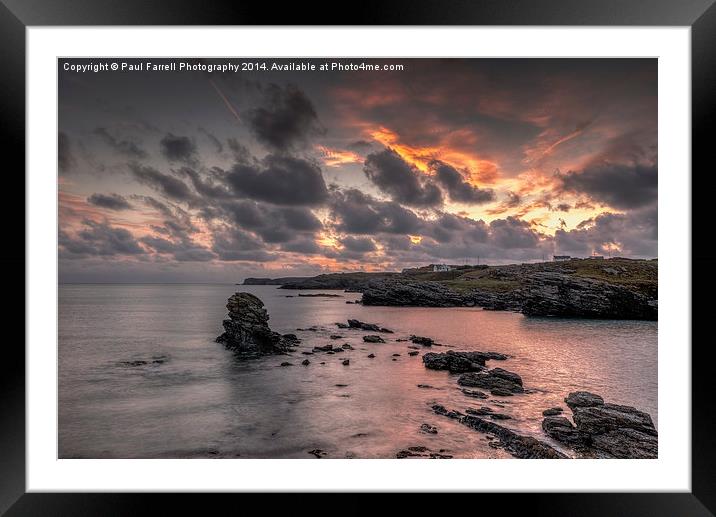  Anglesey sunset HDR Framed Mounted Print by Paul Farrell Photography