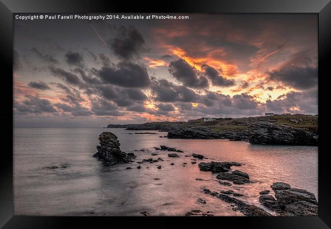 Anglesey sunset HDR Framed Print by Paul Farrell Photography
