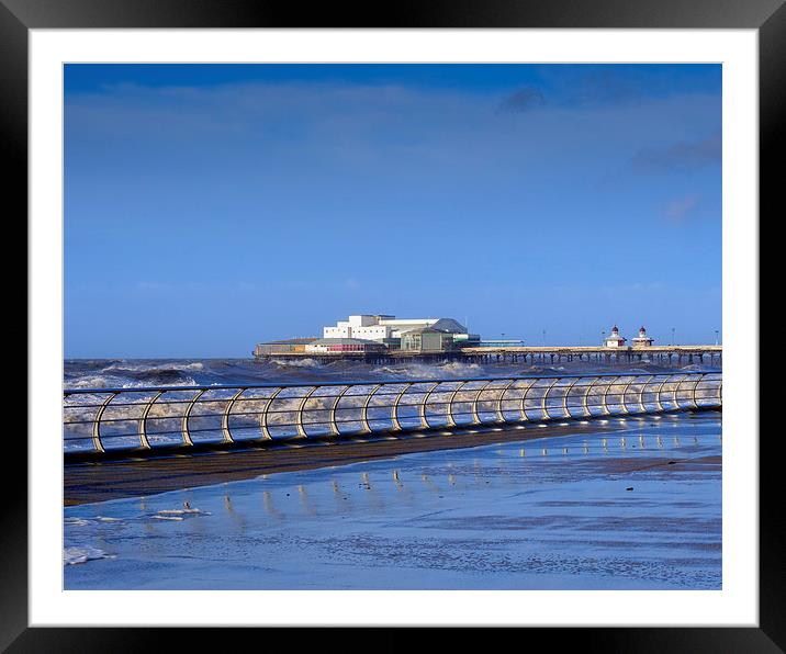 North Pier Framed Mounted Print by Victor Burnside