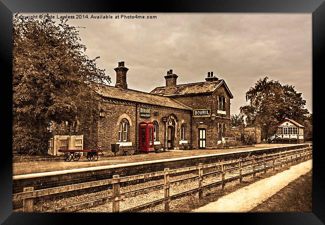  Hadlow Road Station Framed Print by Pete Lawless