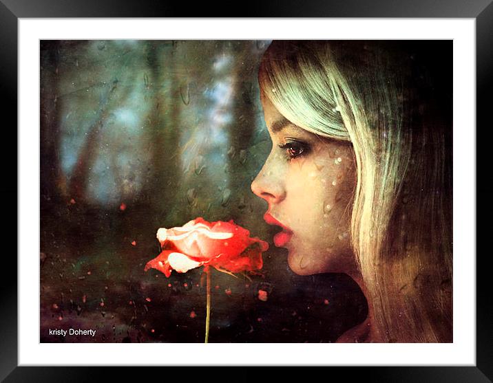  There were roses Framed Mounted Print by kristy doherty