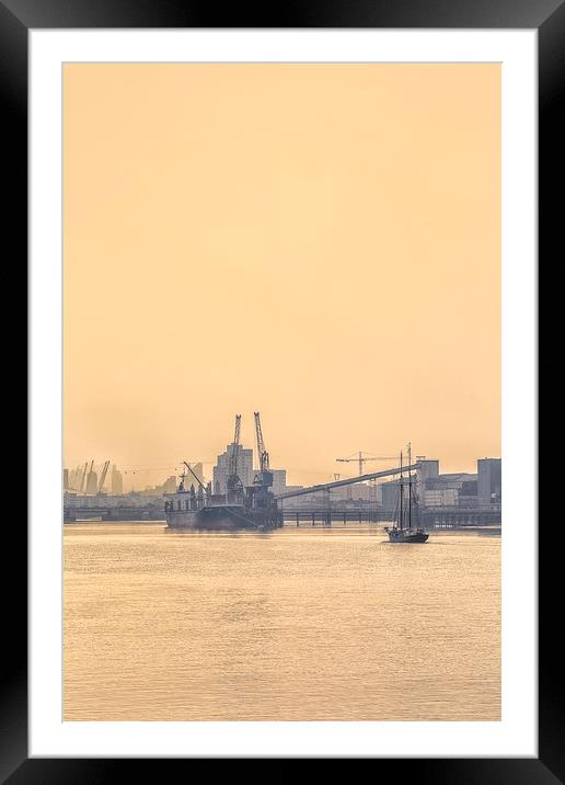  Tall Ships Festival 2014 at Royal Woolwich Arsena Framed Mounted Print by John Ly