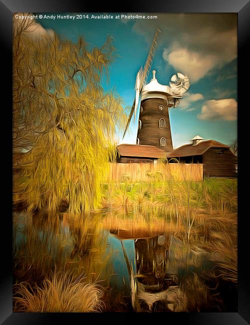  Wray Common Windmill Reigate Framed Print by Andy Huntley