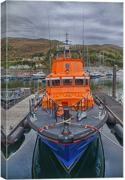  Mallaig Lifeboat Canvas Print by Mark Godden