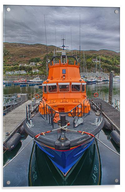  Mallaig Lifeboat Acrylic by Mark Godden