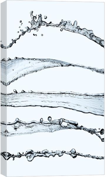 Water Splash Canvas Print by Natures' Canvas: Wall Art  & Prints by Andy Astbury