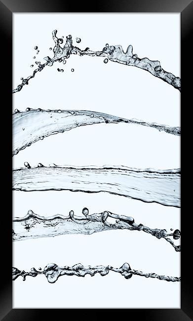 Water Splash Framed Print by Natures' Canvas: Wall Art  & Prints by Andy Astbury