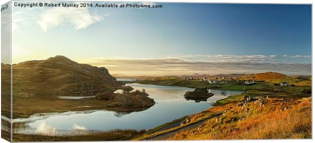  Hebridean Panorama Canvas Print by Robert Murray