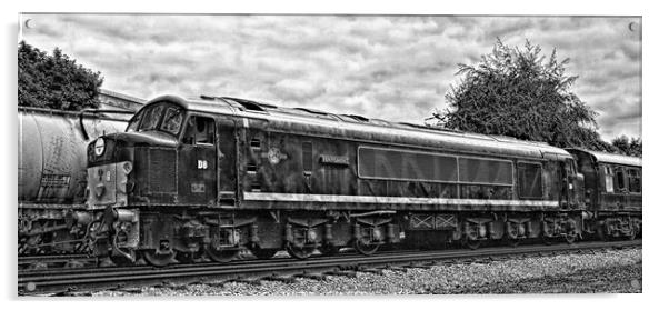  Peak Rail Derbyshire Acrylic by Andy Smith