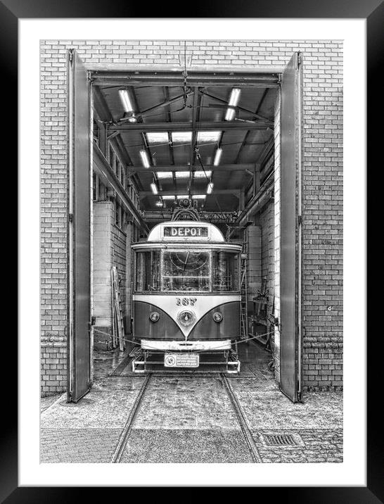  Crich Tramway Framed Mounted Print by Andy Smith