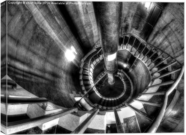  Those Stairs Canvas Print by chief rocka