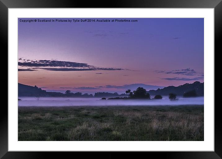  Misty Evening at Hunterston Framed Mounted Print by Tylie Duff Photo Art