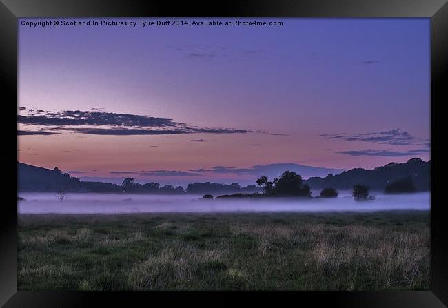  Misty Evening at Hunterston Framed Print by Tylie Duff Photo Art