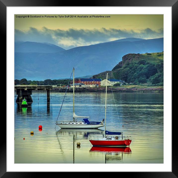 Sunrise on the Clyde  Framed Mounted Print by Tylie Duff Photo Art
