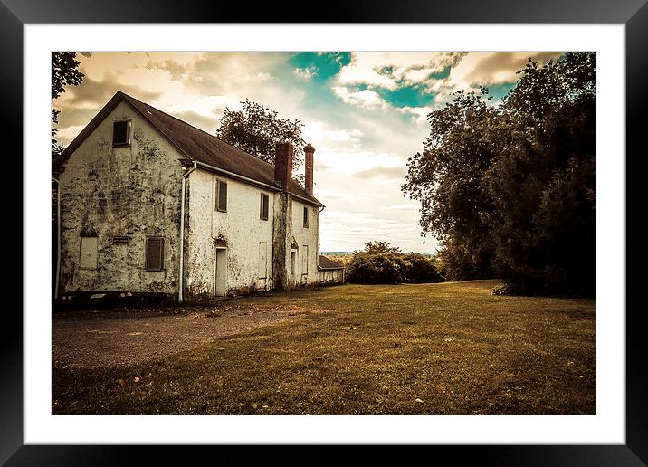 Old Stone House Framed Mounted Print by Tom and Dawn Gari