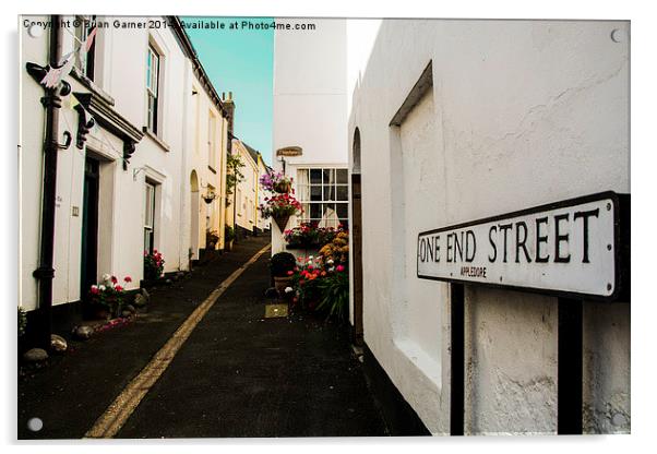  Appledore One End Street, North Devon Acrylic by Brian Garner