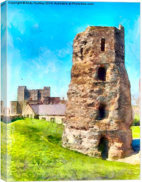 Pharos at Dover Castle Canvas Print by Andy Huntley