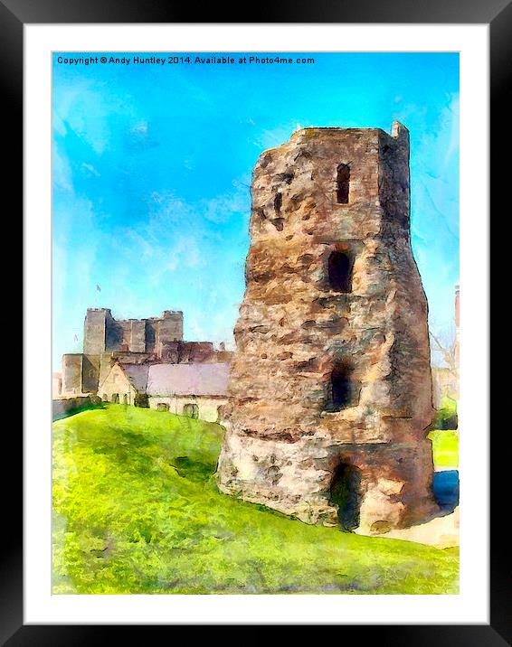  Pharos at Dover Castle Framed Mounted Print by Andy Huntley