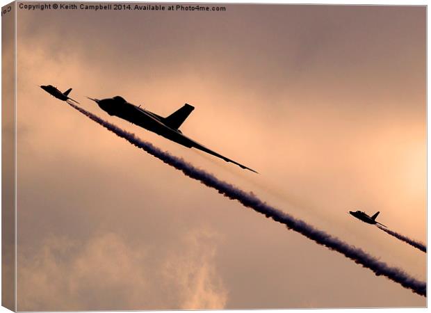  Vulcan and Gnats Canvas Print by Keith Campbell