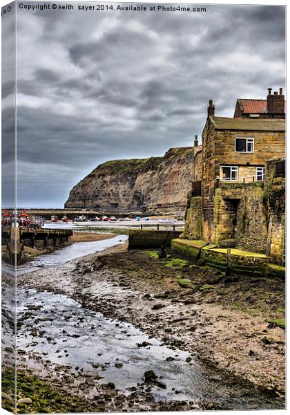 Staithes Canvas Print by keith sayer