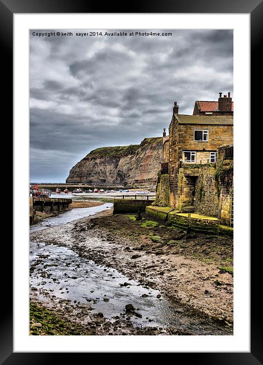  Staithes Framed Mounted Print by keith sayer