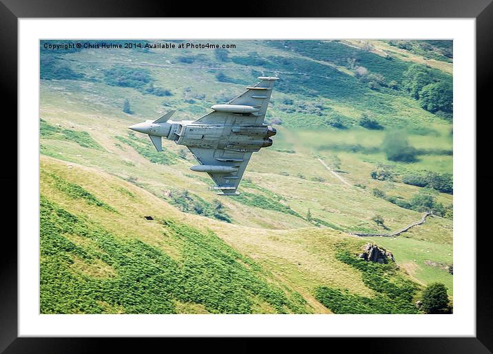  Eurofighter Typhoon Framed Mounted Print by Chris Hulme